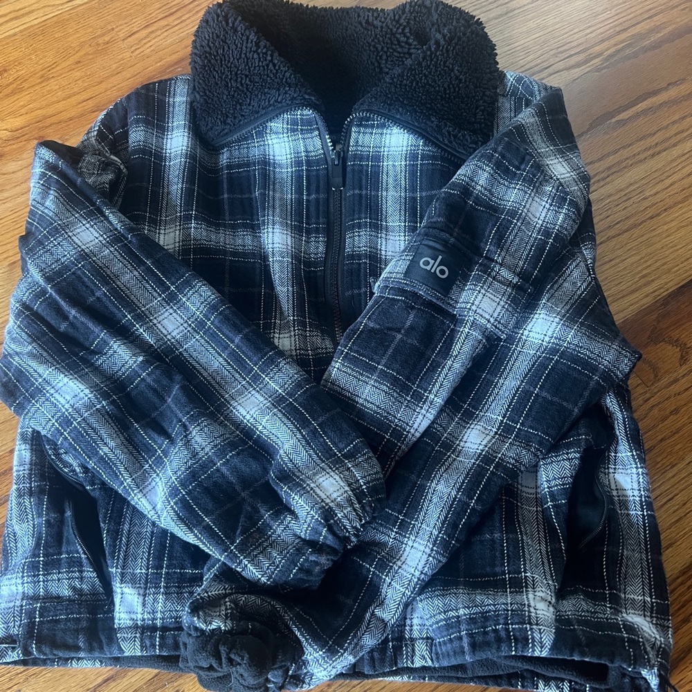 Alo Plaid Sherpa Jacket